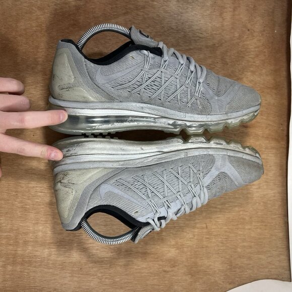 Nike Air Max 2015 Men Size 8 Reflective Silver Running Shoes - Picture 6 of 9
